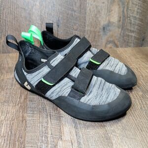 Black Diamond Momentum Rock Climbing Shoes Black Grey Mens Size 11.5 Womens 12.5